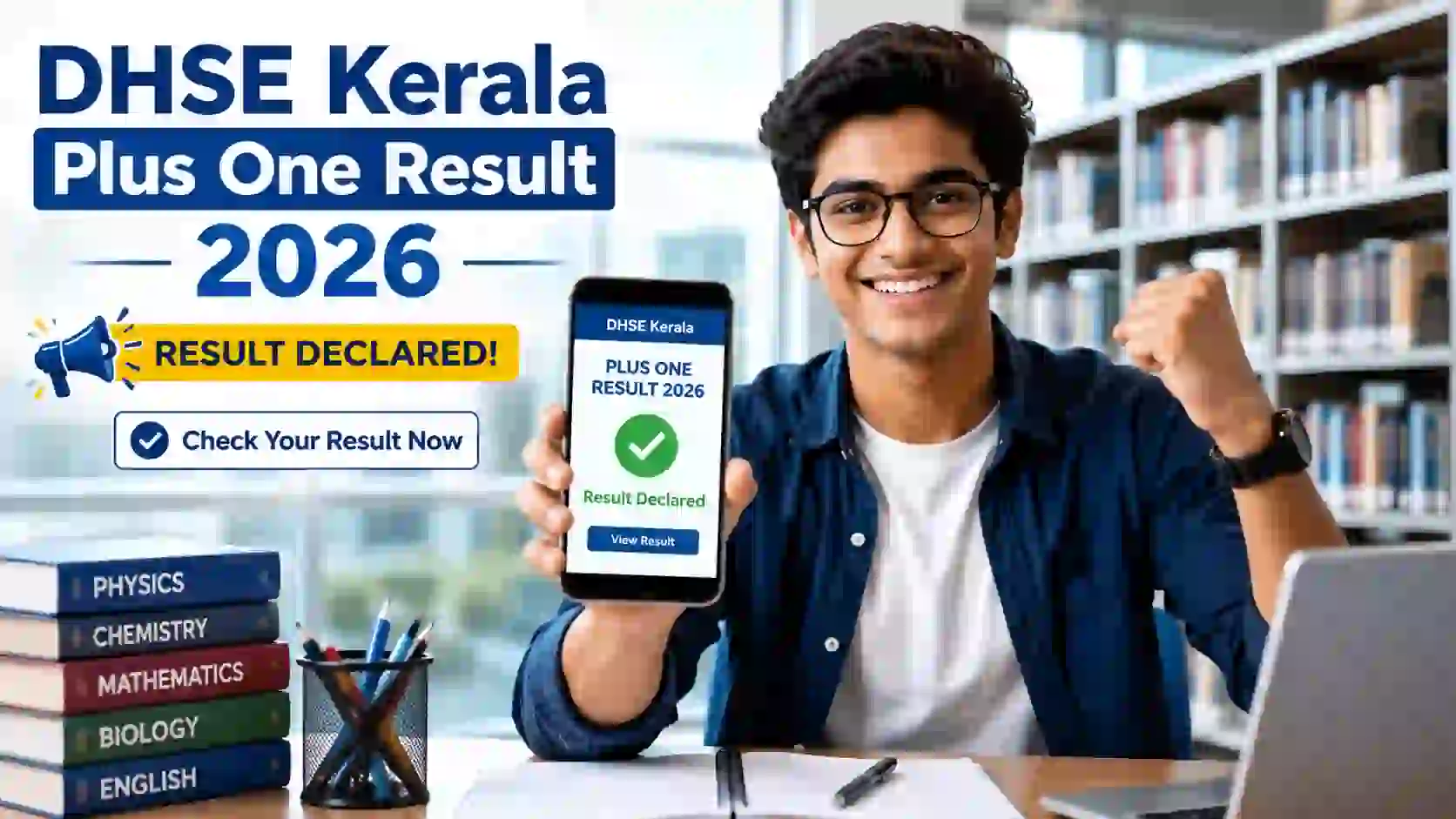 DHSE Kerala Plus One Result 2026 Online Check